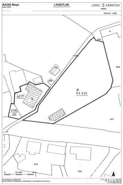 Lageplan.