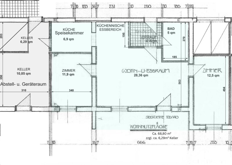 Wohnungsplan.