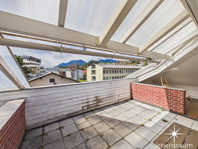 Terrasse (Richtung Westen).